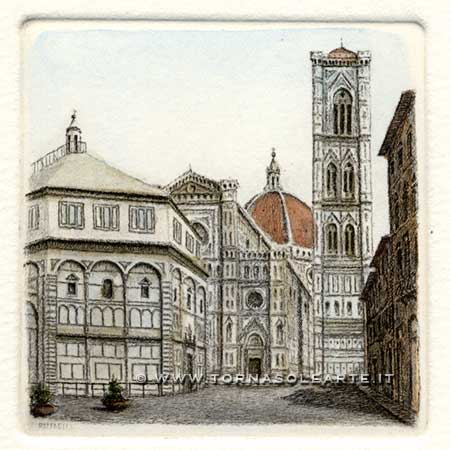 Firenze - Duomo con Battistero