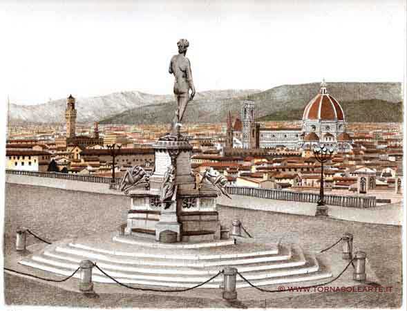 Firenze - Veduta dal Piazzale Michelangelo