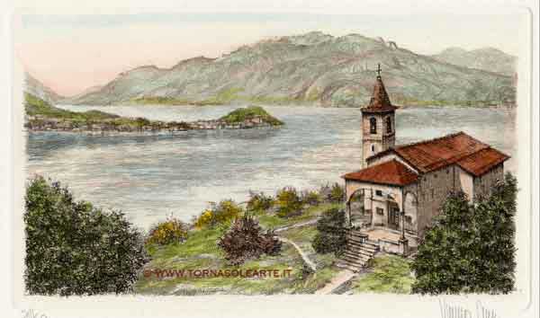 Lago di Como - Veduta della Chiesa sul lago
