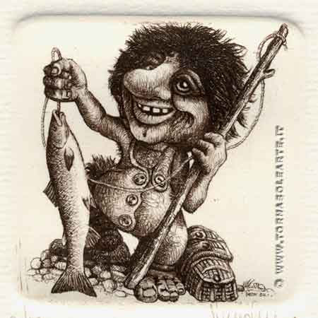 Trolls in posa - Il pescatore