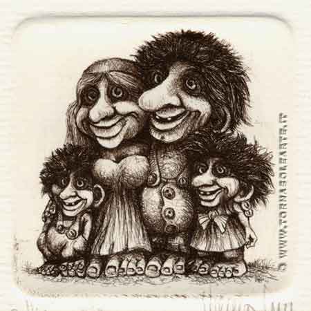 Trolls in posa - La famiglia