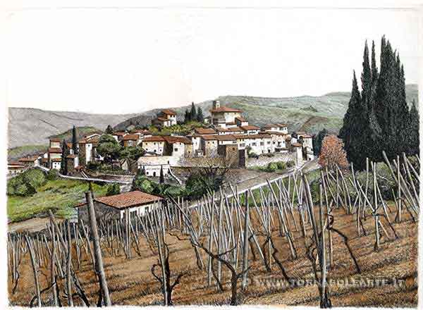 Paesaggi del Chianti - Montefioralle