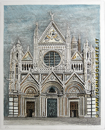 Siena - La facciata del Duomo