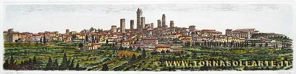 Panoramica di San Gimignano
