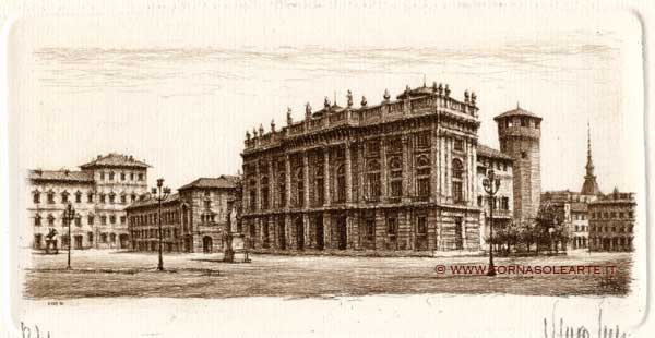 Torino - Veduta di Palazzo Madama