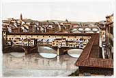 Firenze, veduta di Ponte Vecchio