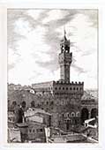 Firenze Veduta di Palazzo Vecchio