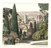 Firenze Panorama tra cipressi