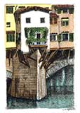 Firenze, particolare del Ponte Vecchio