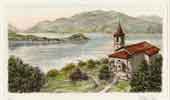 Lago di Como, veduta della Chiesa sul lago