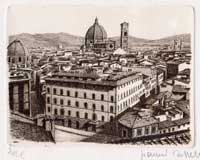 Veduta del Grand Hotel Baglioni a Firenze