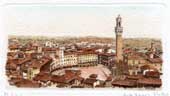 Siena, panorama della torre del Mangia