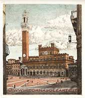 Siena, veduta di piazza del Campo