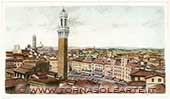 Siena, veduta della torre del Mangia