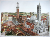 A new panorama of Siena
